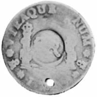 (№1760km4.2) Монета Ямайка 1760 год 1 Shilling (8 пенсов Георг III)